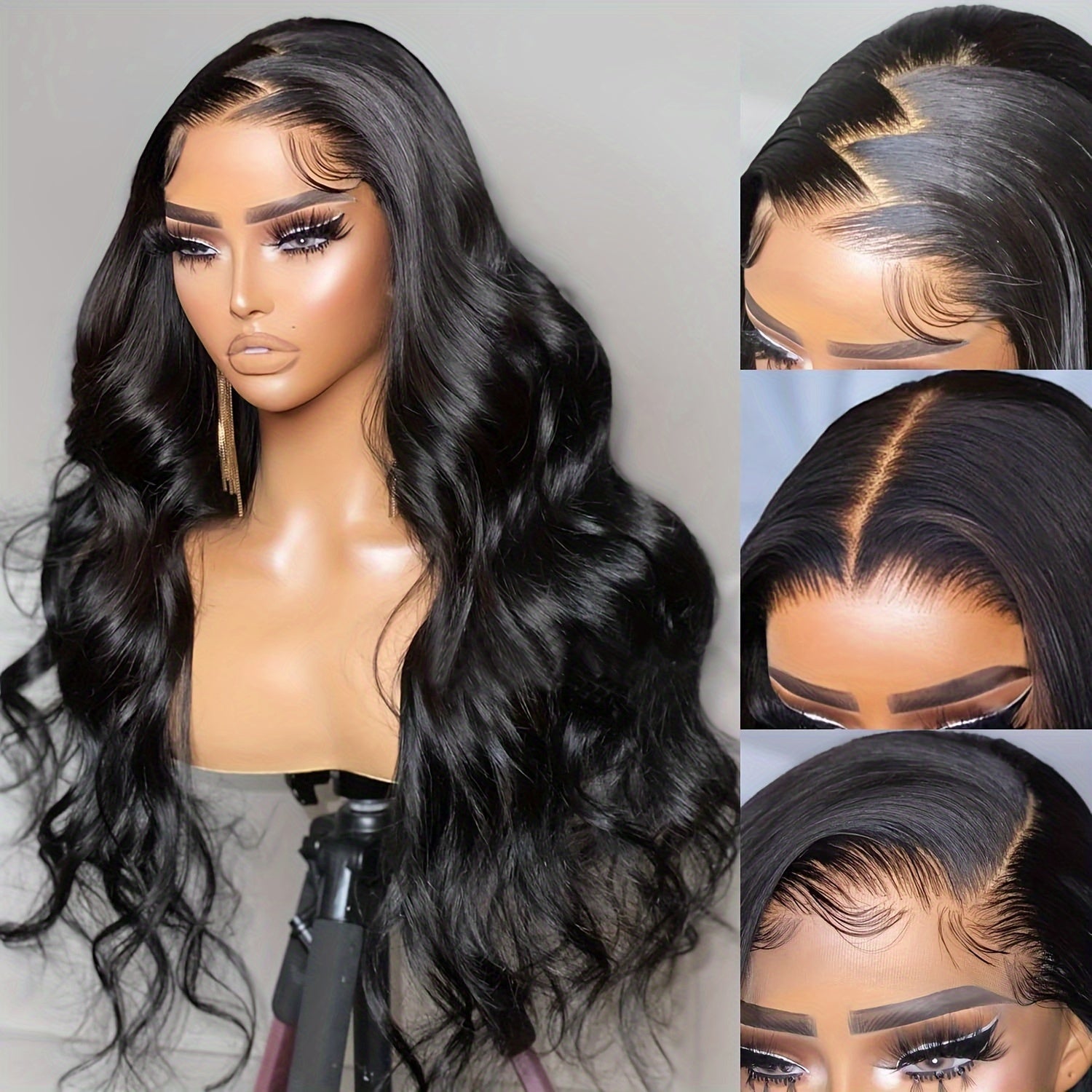 Ldjoy Glueless 5x5/4x6 HD Pre Cut Lace Closure Wig Lace Pre Plucked & Bleached Ready to Go