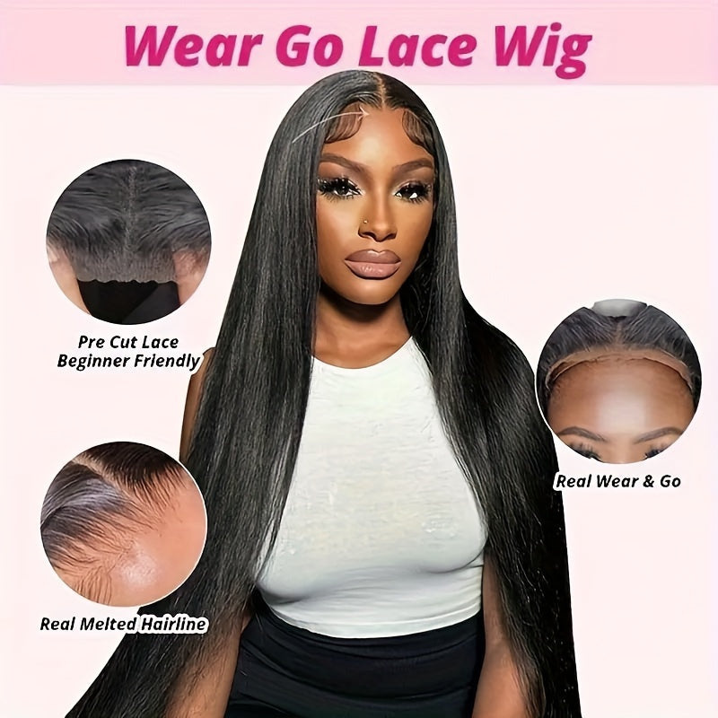 Ldjoy Straight 5x5/4x6 HD Lace 180% Density Pre-Cut Glueless 3D Elastic Dome Cap Human Hair Wig