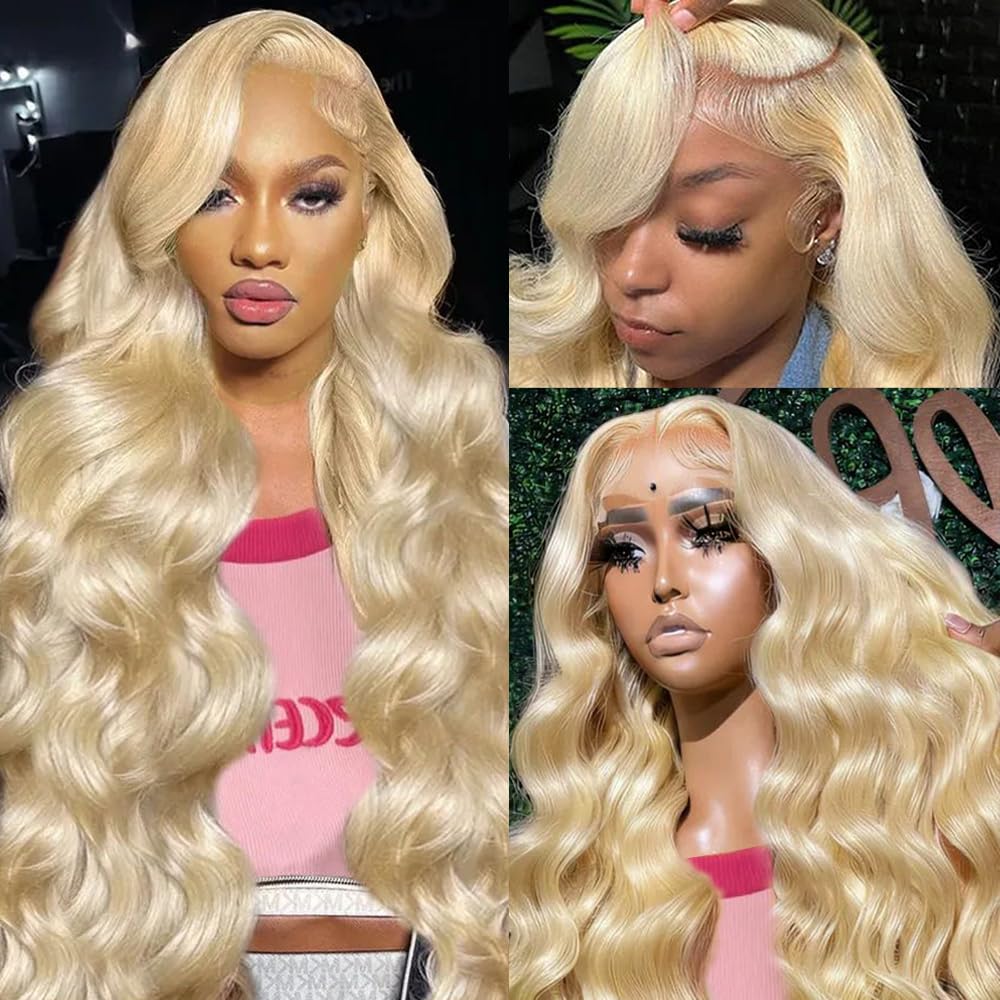 Ldjoy Body Wave 613 Blonde Color 13x6 Lace Front Wig Human Hair Wig