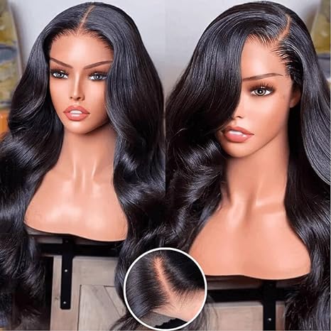 Ldjoy Body Wave/Straight 4x4/6x4.5 Pre-Cut Lace Glueless Wig Quick and Easy Install Breathable Cap 180% Density