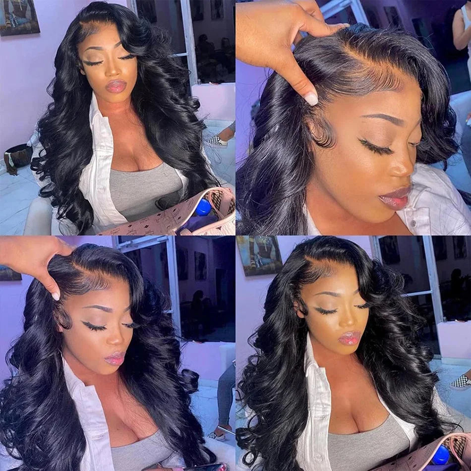 Ldjoy Wigs 4x4 Short Bob Body Wave Glueless Lace Closure Wigs Loose Wave Wigs Brazilian Virgin Remy Hair Wig