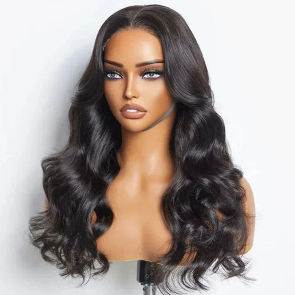 Ldjoy Body Wave 4x4 Lace Closure Wig Natural Black Human Hair Wig