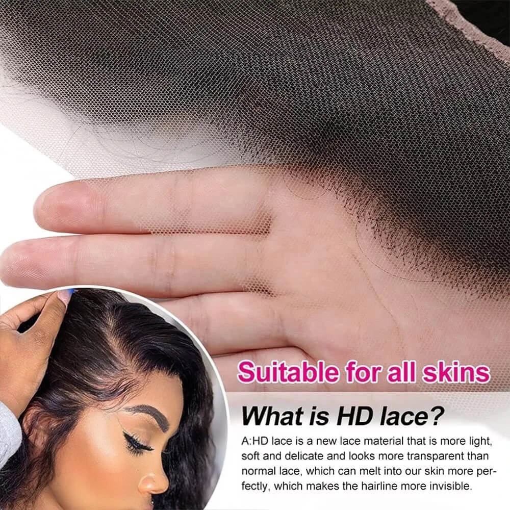 Ldjoy Body Wave Virgin Hair 3 Bundles With 13x4 Frontal Free Part
