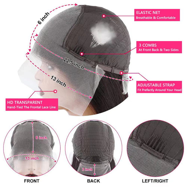 Ldjoy Curly 613 Blonde Color 13x6 Lace Front Wig Human Hair Wig