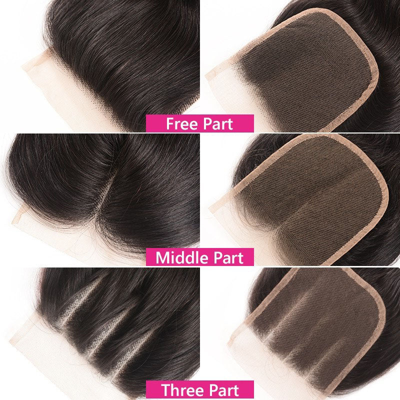 Ldjoy Body Wave 14-22 Inch 1 Pcs Human Hair Lace Closure