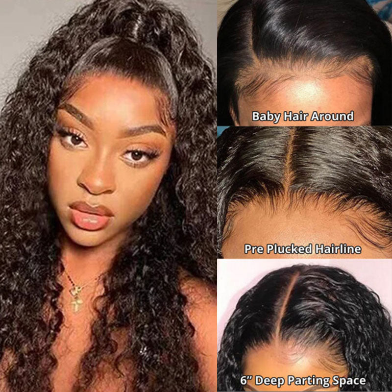 Real Swiss 13x6 HD Lace Front Curly Wig - Ldjoy Wigs