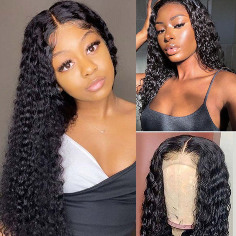 Real Swiss 5x5 HD Lace Closure Deep Wave Wig - Ldjoy Wigs