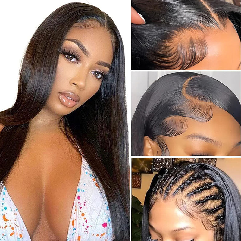 Ldjoy Straight 1 Pcs Bundle Natural Black Unprocessed Virgin Human Hair