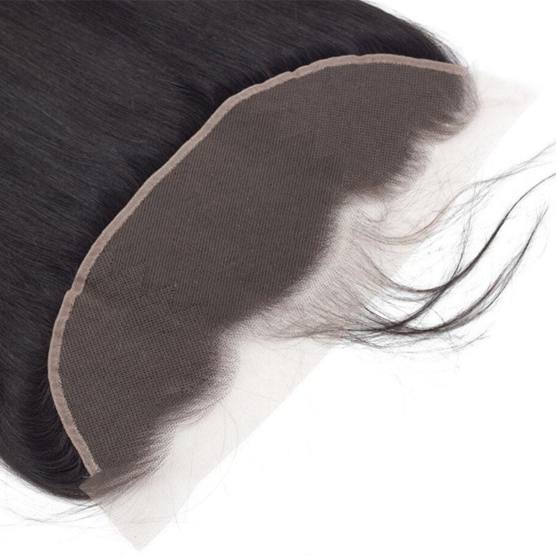 Ldjoy Straight 4 Pcs Bundles Hair Weft With 13x4 Lace Frontal Human Hair