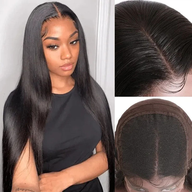 Real Swiss 5x5 HD Lace Closure Straight Wig - Ldjoy Wigs