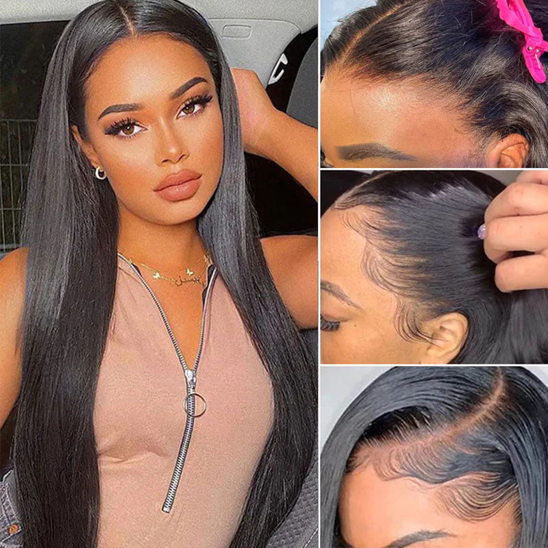 Real Swiss 5x5 HD Lace Closure Straight Wig - Ldjoy Wigs