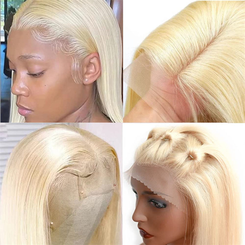 Ldjoy Straight 613 13x4 Transparent Lace Front Human Hair Wig