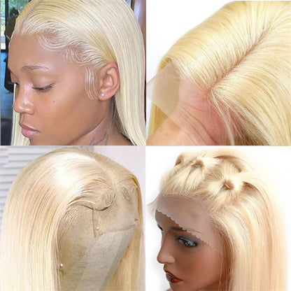 Ldjoy Straight 613 13x4 Transparent Lace Front Human Hair Wig