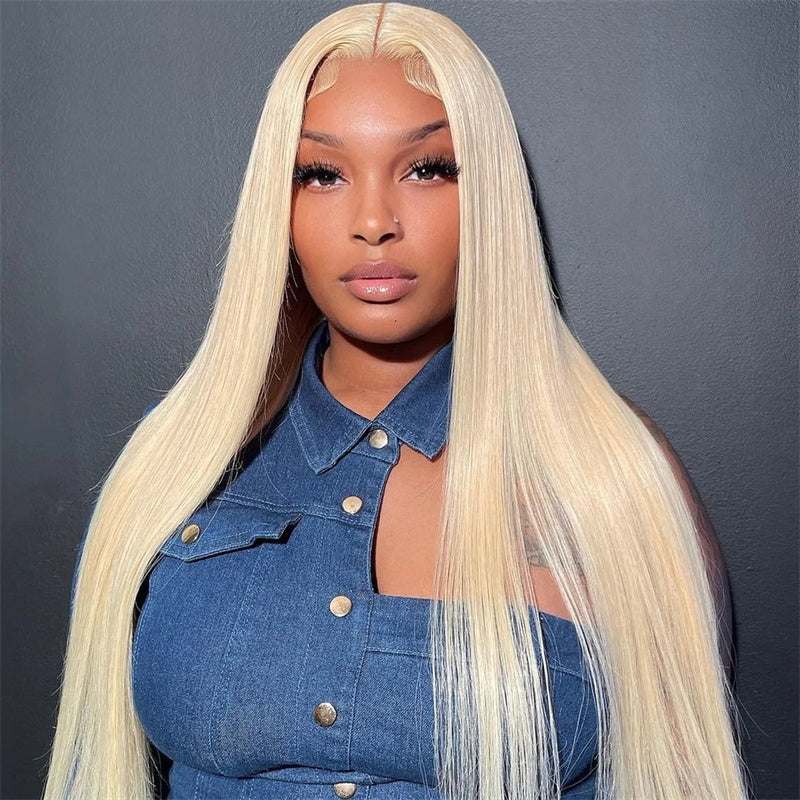 Ldjoy Straight 613 13x4 Transparent Lace Front Human Hair Wig