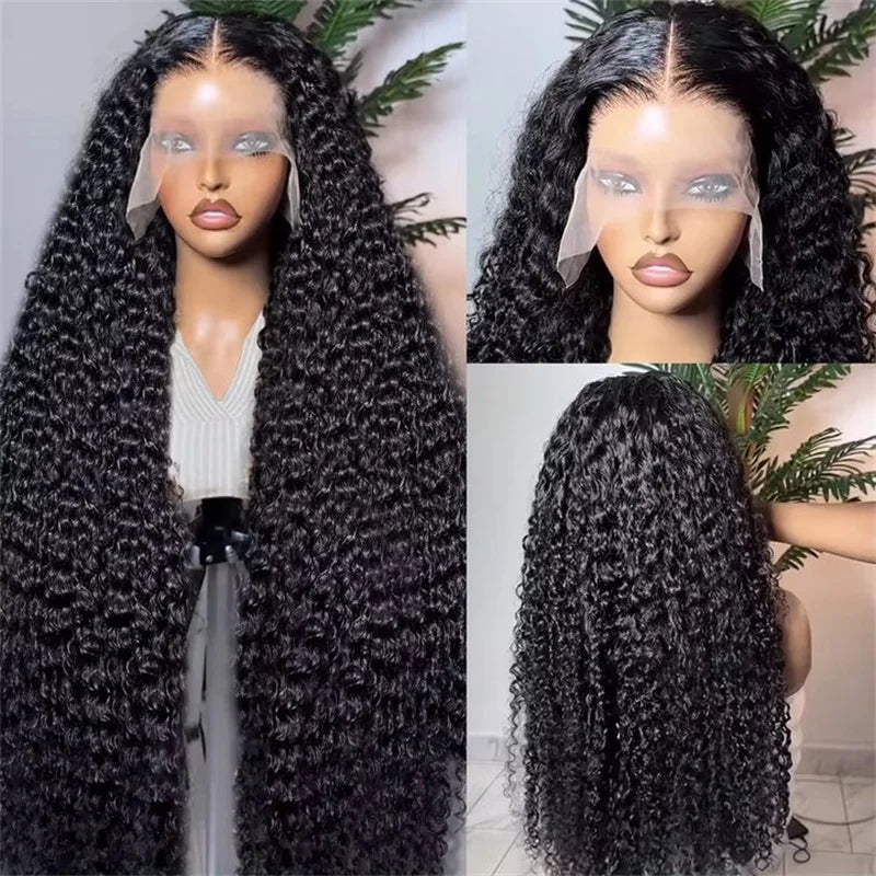 Ldjoy Hair 13x4 Curly Lace Front Wigs Human Hair Pre Plucked For Black Women Pre Bleached Invisible Knots