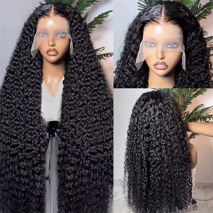 Ldjoy Hair 13x4 Curly Lace Front Wigs Human Hair Pre Plucked For Black Women Pre Bleached Invisible Knots