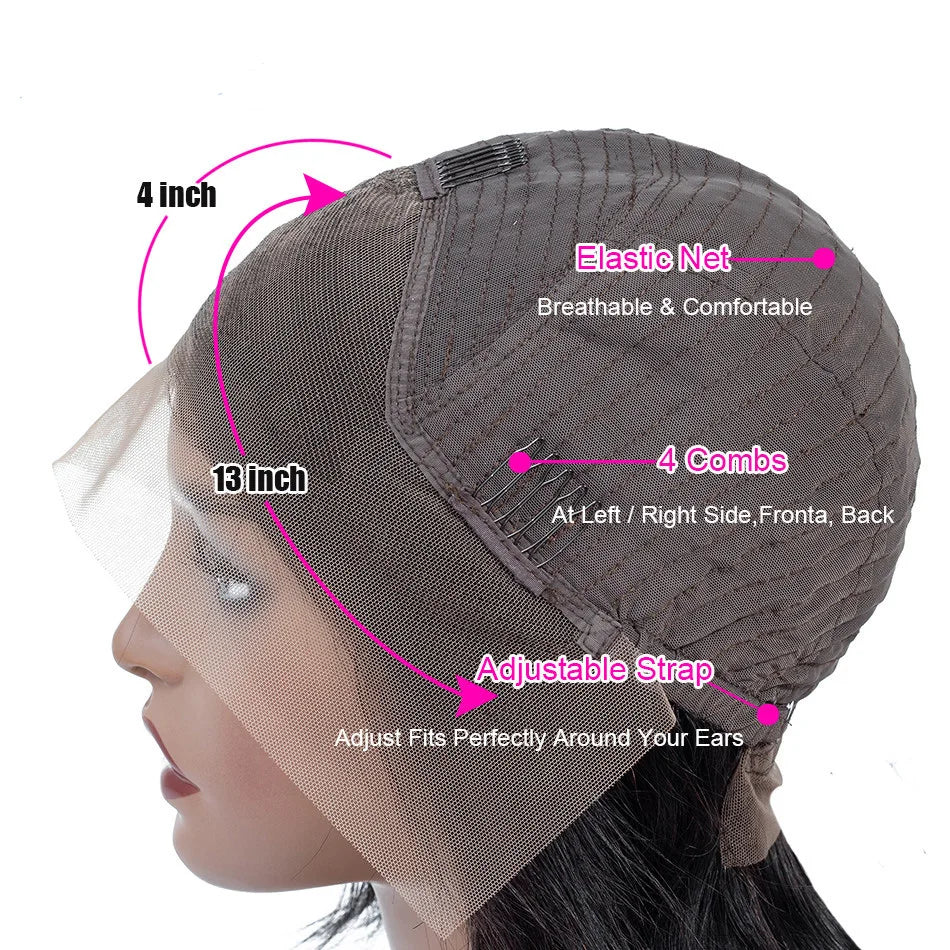 Ldjoy Hair Bob Straight 13x4 Lace Front Wigs Human Hair Short Bob 100% Human Hair Wig Black Lace Front Wig