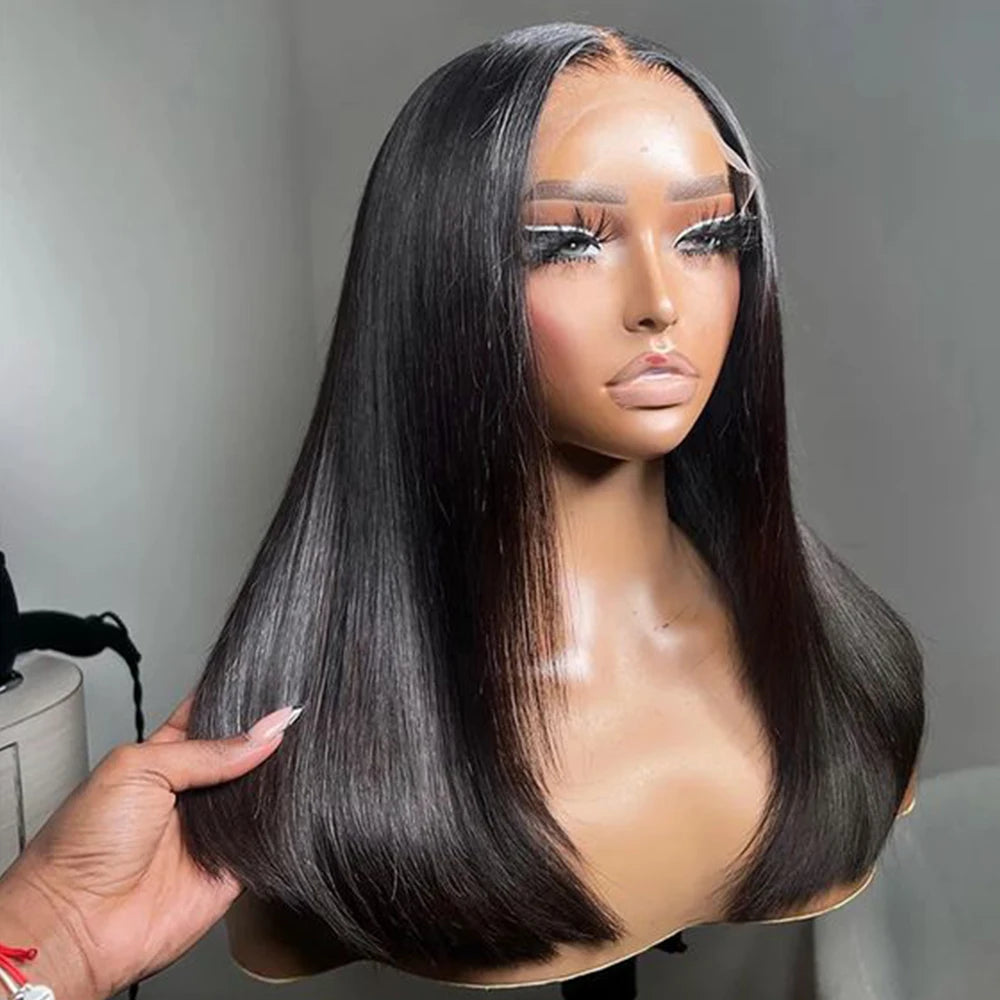 Ldjoy Hair Bob Straight 13x4 Lace Front Wigs Human Hair Short Bob 100% Human Hair Wig Black Lace Front Wig