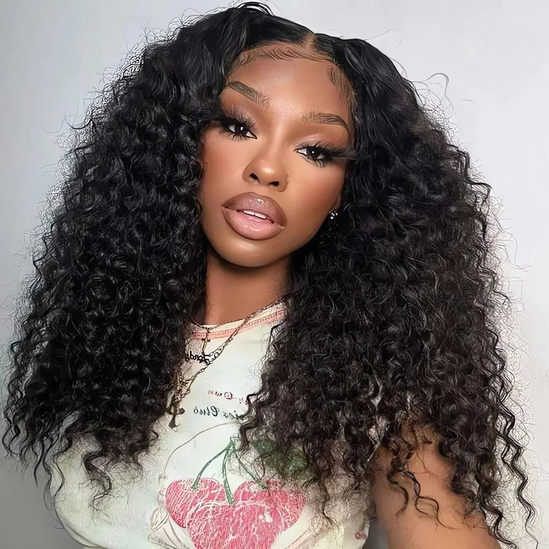 Ldjoy Deep Wave 13x4 Lace Front Bob Wig Natural Black Human Hair Wig For Women