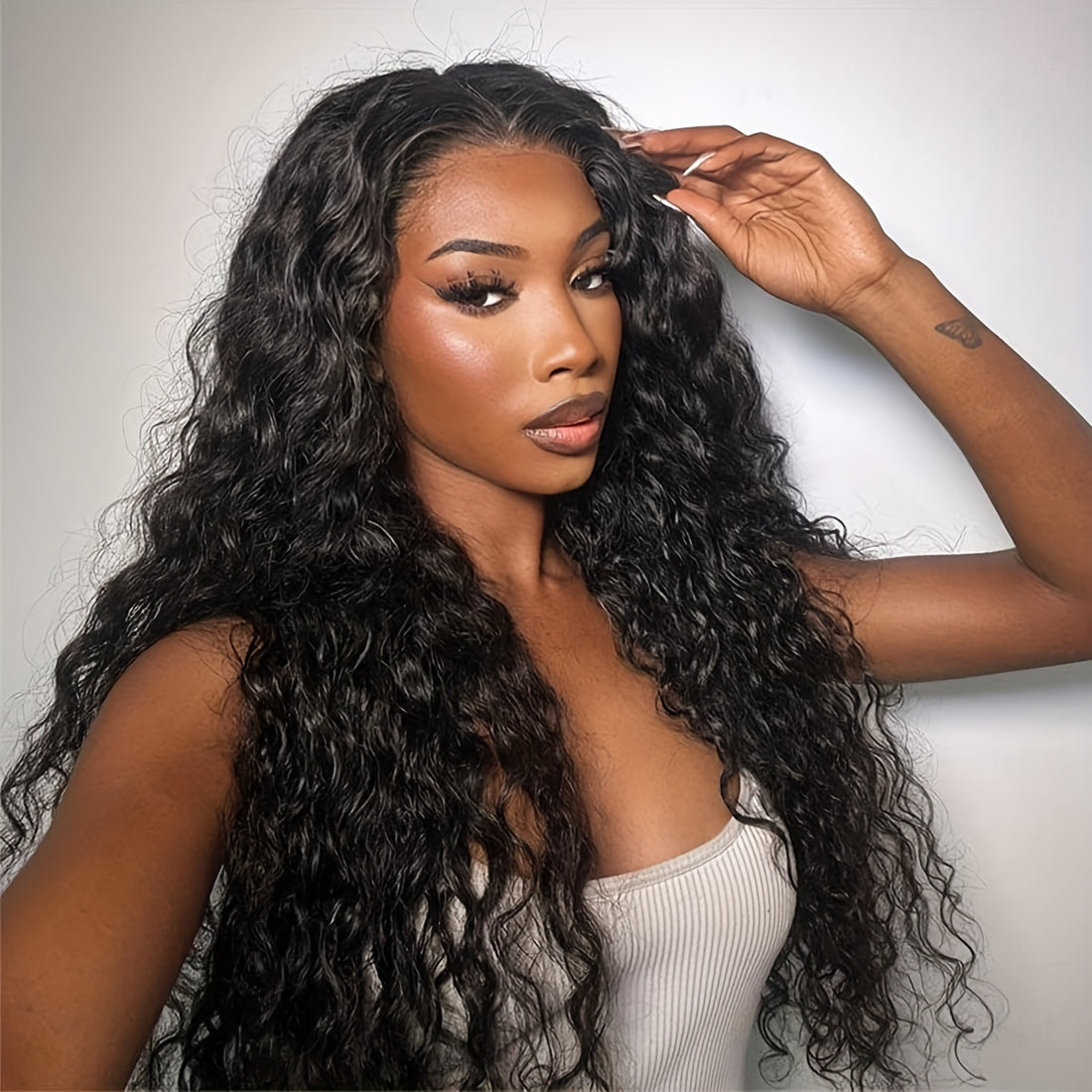 Ldjoy Water Wave Wig 5x5 / 4x6 HD Pre Cut Lace Glueless Closure Human Hair Wig Pre Plucked &amp; Bleached Ready to Go