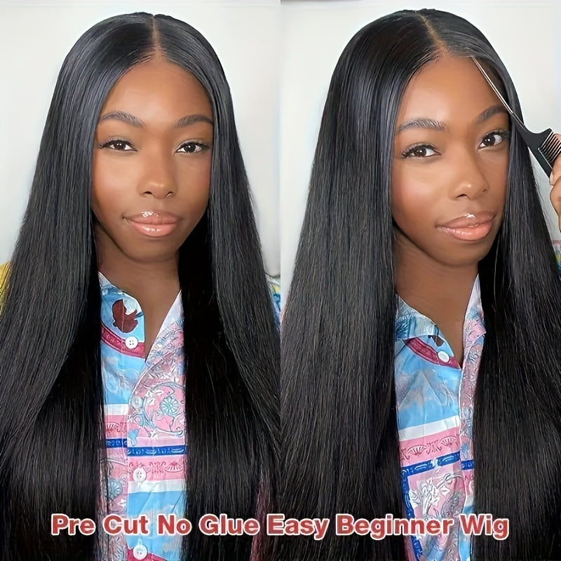 Ldjoy Straight 5x5/4x6 HD Lace 180% Density Pre-Cut Glueless 3D Elastic Dome Cap Human Hair Wig