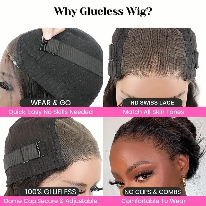 Ldjoy 5x5/4x6 HD Lace HD Deep Curly Glueless Wigs Human Hair Loose Deep Wave 180% Density Wet And Wavy Ready To Wear Lace Closure Wigs