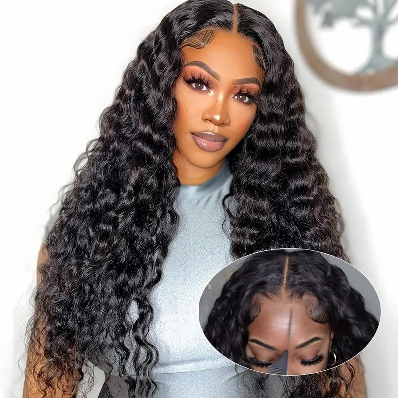 Loose Deep Wave 5x5 / 4x6 HD Lace Closure Glueless Wig Human Virgin Hair