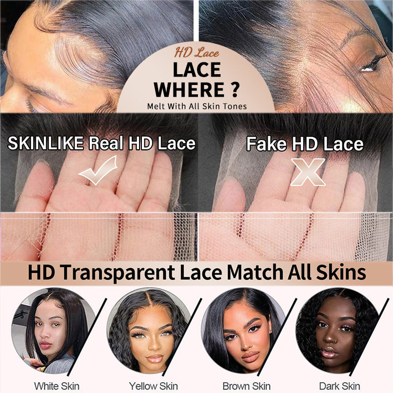 Real Swiss 13x6 HD Lace Front Deep Wave Wig - Ldjoy Wigs