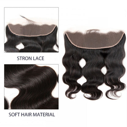 Ldjoy Body Wave Hair 1 Pcs Lace Frontal Free Part