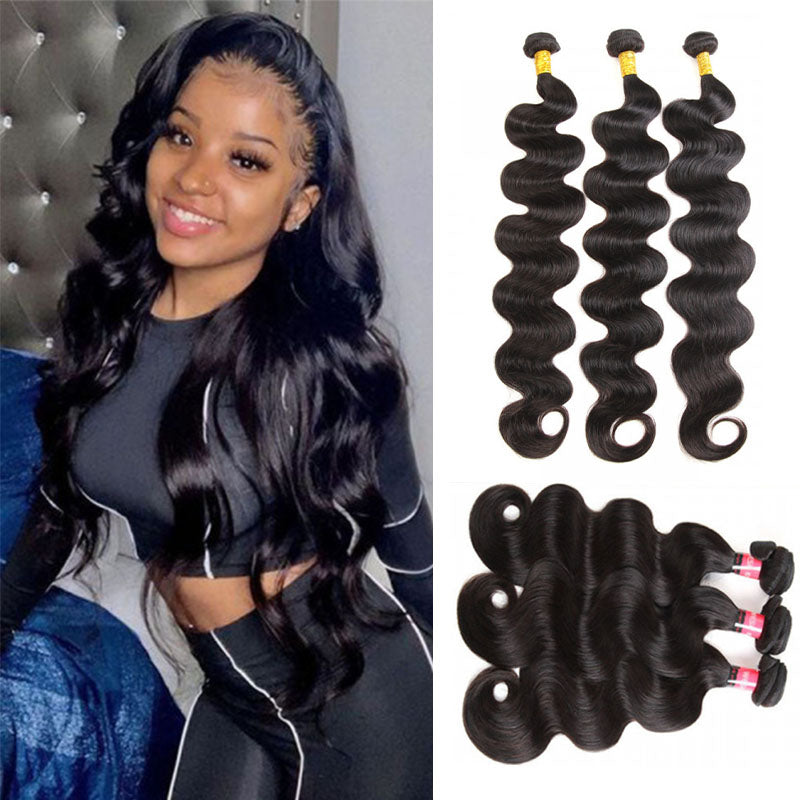 Ldjoy Brazilian Body Wave Virgin Hair 14-30 Inch 3 Bundles