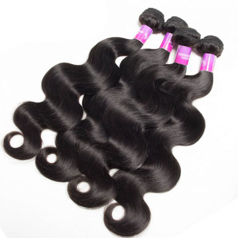 Ldjoy Body Wave Brazilian Hair Weave Extensions 4 Pcs Remy Human Hair Wefts