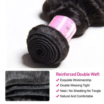 Ldjoy Deep Wave 1 Bundle 100% Unprocessed Brazilian Virgin Hair