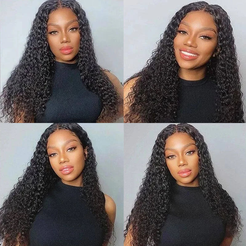 Ldjoy Deep Wave 1 Pcs Lace Closure Natural Black Human Hair
