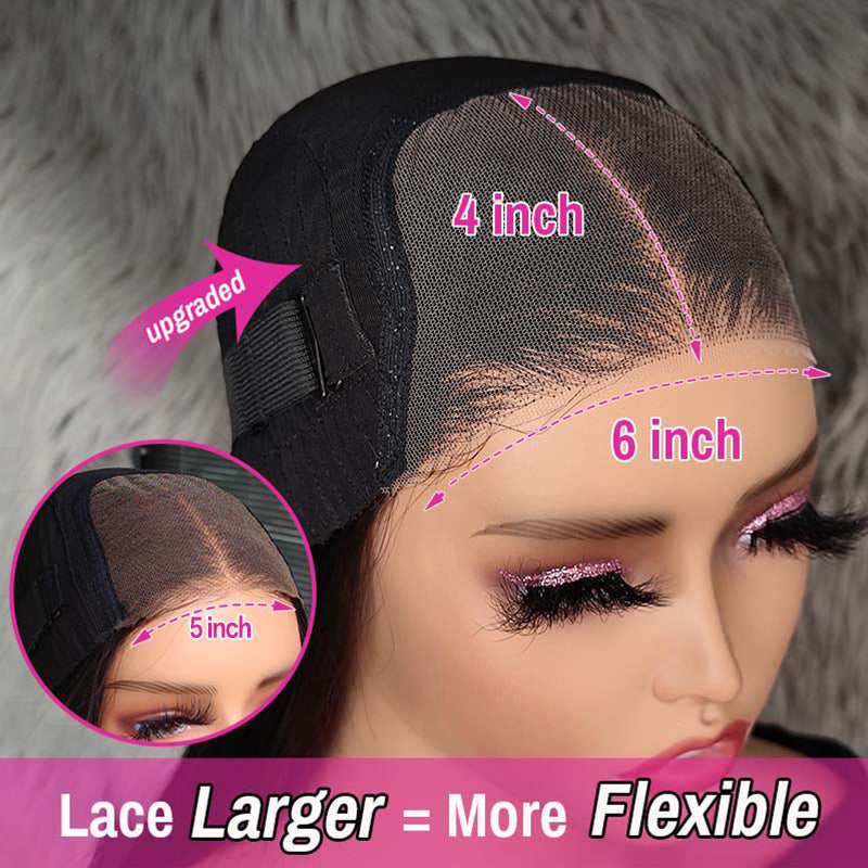 Curly Glueless Wig 5x5 &amp; 4x6 Pre Cut HD Lace Natual Black Human Hair Ldjoy Wigs