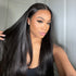 Real Swiss 5x5 HD Lace Closure Straight Wig - Ldjoy WigsLdjoy Straight 5x5 HD Lace Closure Wig Natural Black Human Hair Wig